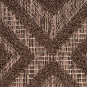 Versatile Indoor Outdoor Brown Geometric Rug By Nourison Nsn 099446944986 6