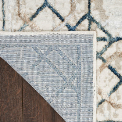 product image for Nourison Home Glitz Ivory Taupe Mid Century Modern Rug By Nourison Nsn 099446134189 4 74