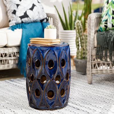 product image for Erika Indoor/Outdoor Ceramic Garden Stool in Various Colors Styleshot Image 14