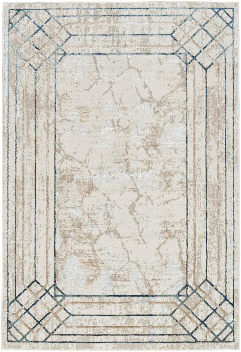 media image for Nourison Home Glitz Ivory Taupe Mid Century Modern Rug By Nourison Nsn 099446134189 1 216