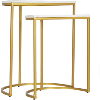 product image for eastminster marble gold nesting table set by surya eir 001 2 50