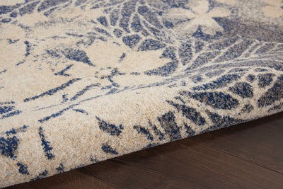 product image for tranquil beige navy rug by nourison nsn 099446486110 5 46