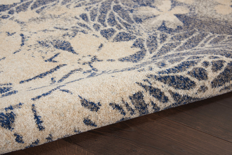 media image for tranquil beige navy rug by nourison nsn 099446486110 5 289