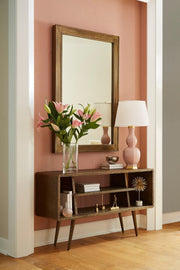 Ellen Large Mirror in Brass design by Bungalow 5