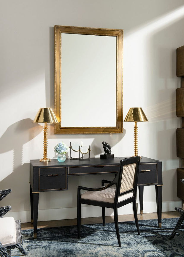 Ellen Large Mirror in Brass design by Bungalow 5