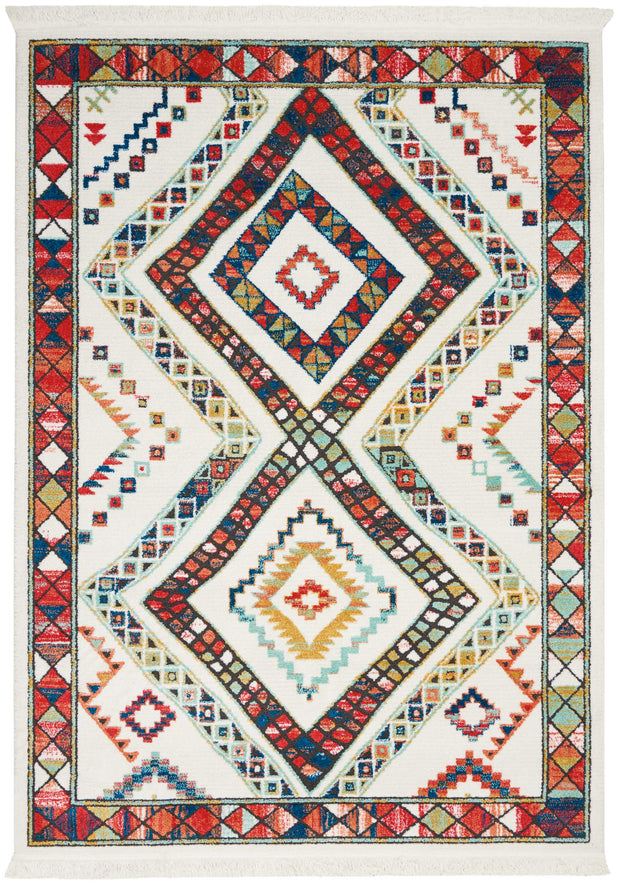 south western white rug by nourison nsn 099446401311 1