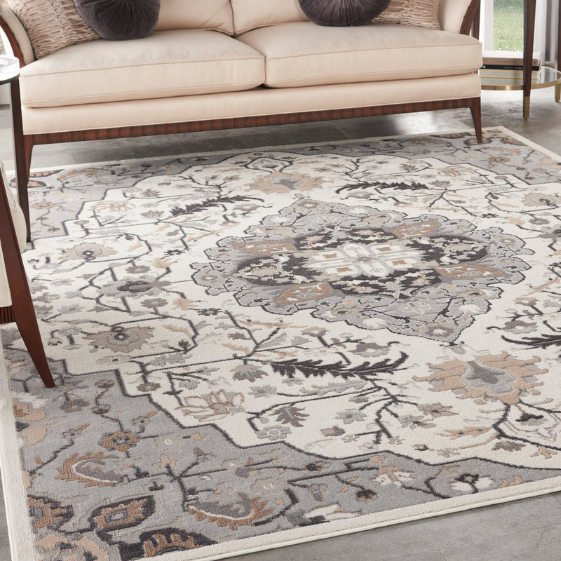 media image for elation ivory grey rug by nourison 99446841131 redo 4 295
