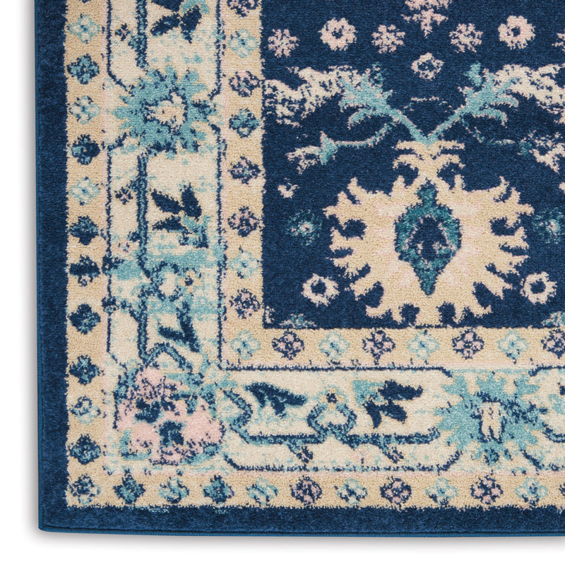 media image for tranquil navy ivory rug by nourison nsn 099446489456 5 261