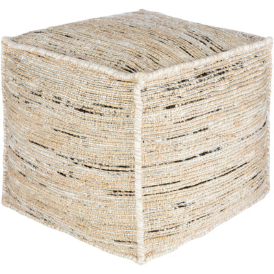 product image for Esperanza Jacquard Pouf in Various Colors Flatshot Image 22