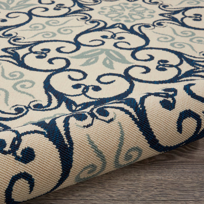 product image for caribbean ivory navy rug by nourison nsn 099446334176 7 31