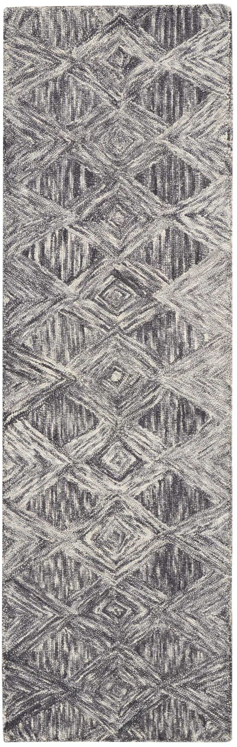 media image for linked hand tufted charcoal rug by nourison nsn 099446384096 1 211