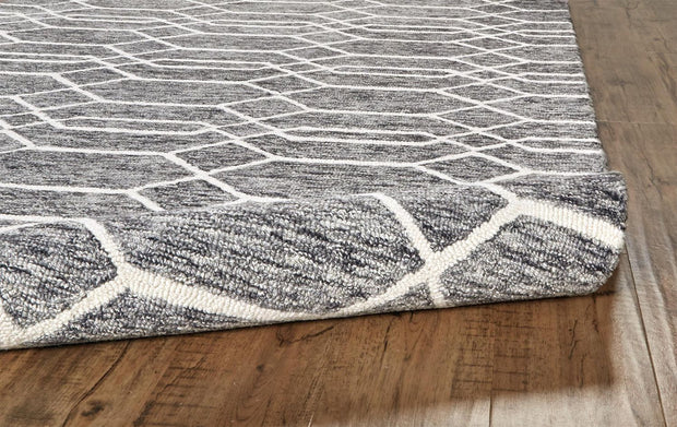 Natal Hand Tufted Gray Rug by BD Fine Roll Image 1