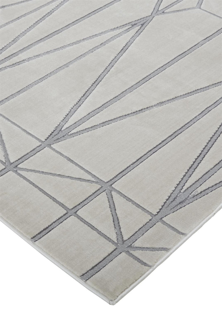 Orin Ivory and Silver Rug by BD Fine Corner Image 1