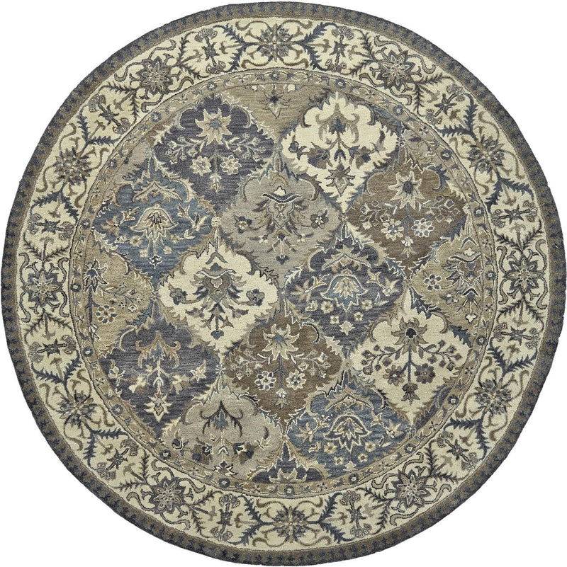 media image for Botticino Blue and Gray Rug by BD Fine Flatshot Image 1 246