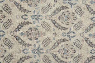 product image for Bennet Hand Knotted Beige and Blue Rug by BD Fine Texture Image 1 43