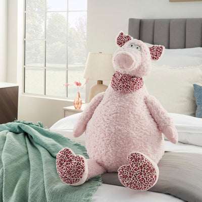 product image for Plush Lines Animals Kids Pink Plush Animal 44