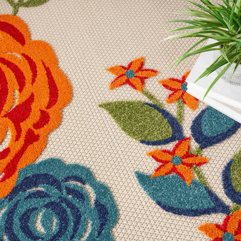 media image for Nourison Home Aloha Multicolor Contemporary Rug By Nourison Nsn 099446170026 11 240