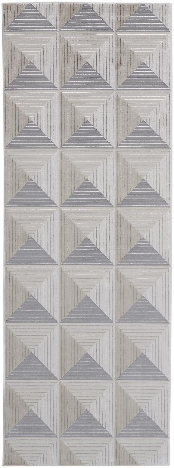 Orin Gray and Silver Rug by BD Fine Flatshot Image 1