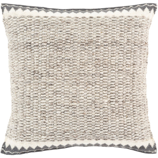 Faroe Wool Cream Pillow Flatshot Image
