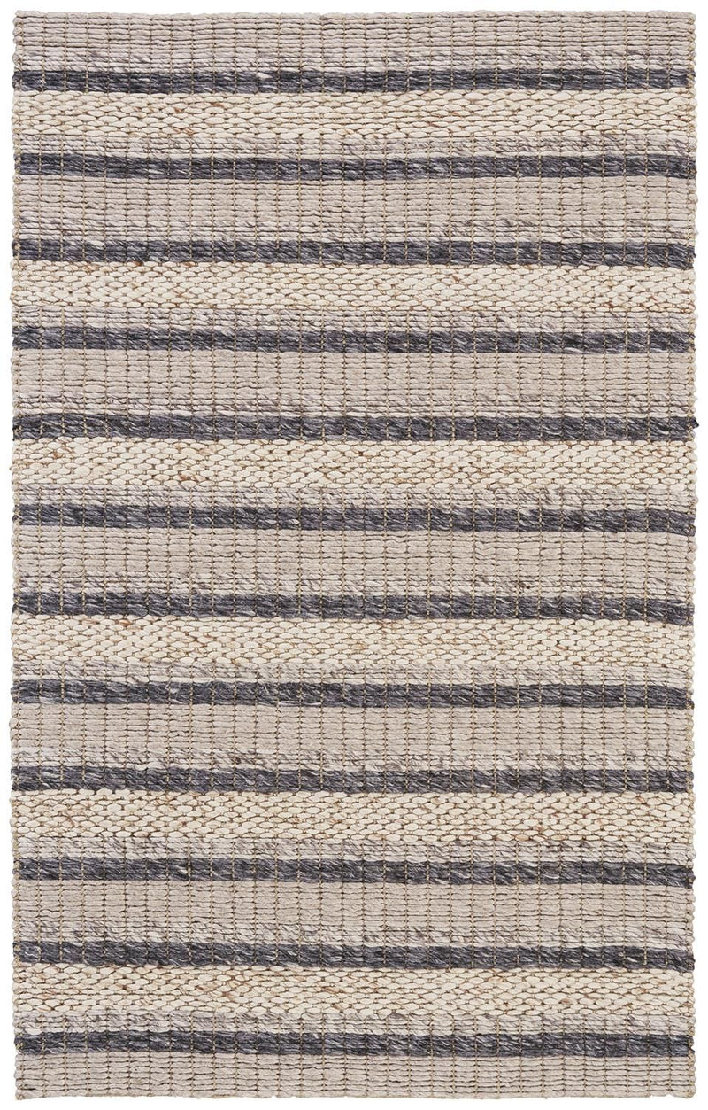 media image for Genet Hand Woven Ivory and Tan Rug by BD Fine Flatshot Image 1 266