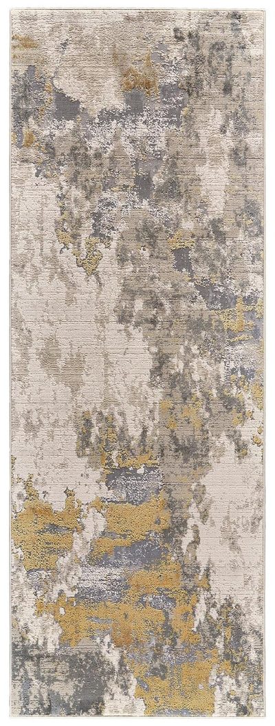 product image for Vanhorn Ivory and Gold Rug by BD Fine Flatshot Image 1 20