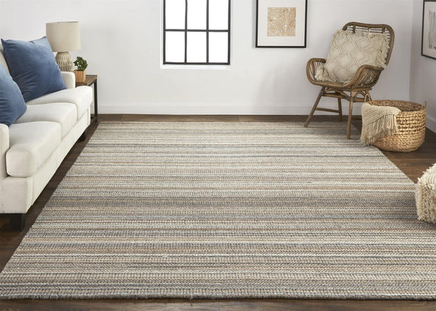 Foxwood Hand Woven Brown and Gray Rug by BD Fine Roomscene Image 1