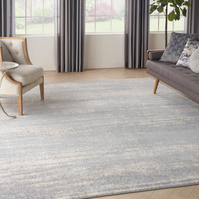 media image for Nourison Home Nourison Essentials Grey Beige Modern Rug By Nourison Nsn 099446149008 15 211