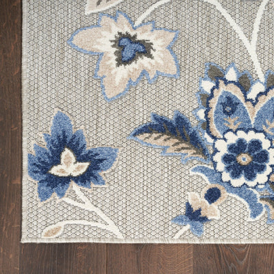 product image for Nourison Home Aloha Blue Grey Contemporary Rug By Nourison Nsn 099446169112 5 92