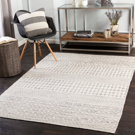 media image for Fulham Chenille-cotton Khaki Rug Roomscene Image 231