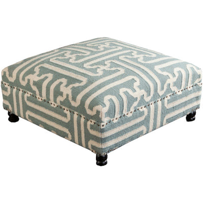 product image for Archive Wool Sage Ottoman Flatshot Image 52