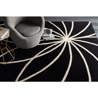 product image for Forum Wool Black Rug Roomscene Image 83