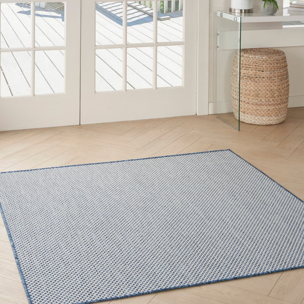 Nourison Home Courtyard Ivory Blue Modern Rug By Nourison Nsn 099446161444 16