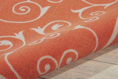 product image for home garden orange rug by nourison nsn 099446112132 7 25