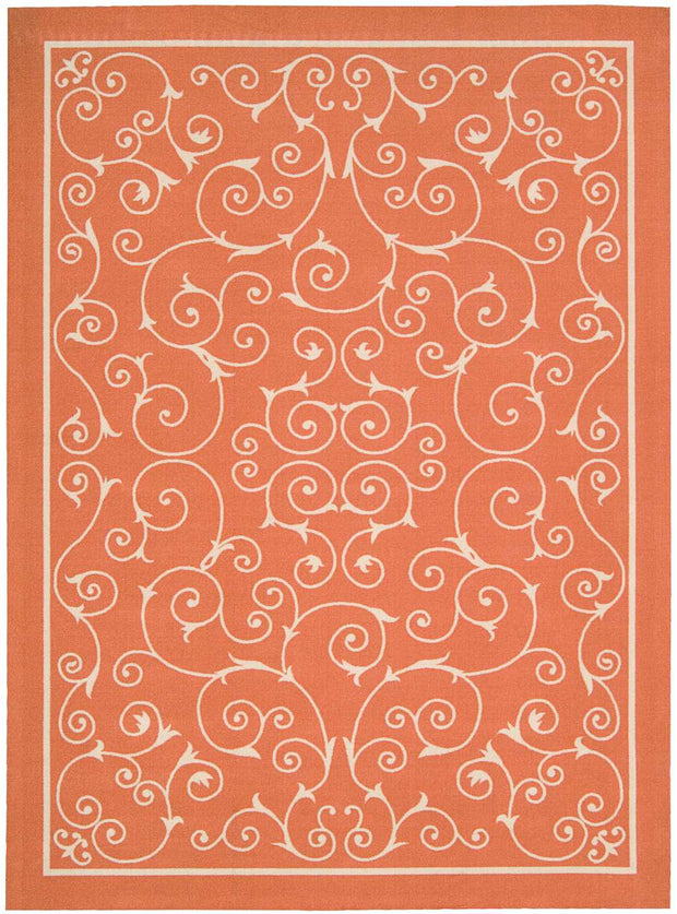 home garden orange rug by nourison nsn 099446112132 1
