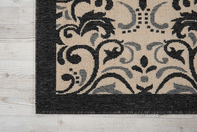 product image for caribbean ivory charcoal rug by nourison nsn 099446374943 3 80