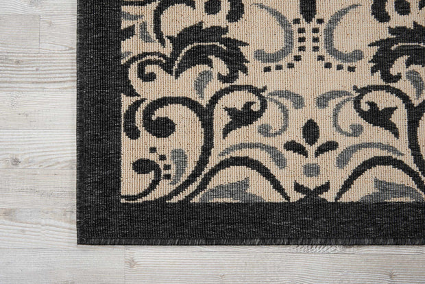 caribbean ivory charcoal rug by nourison nsn 099446374943 3