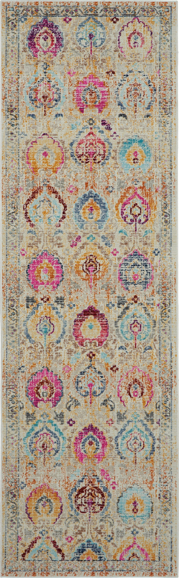 vintage kashan ivory multicolor rug by nourison 99446455628 redo 3