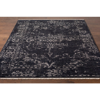 product image for Festival Nz Wool Black Rug Corner Image 36