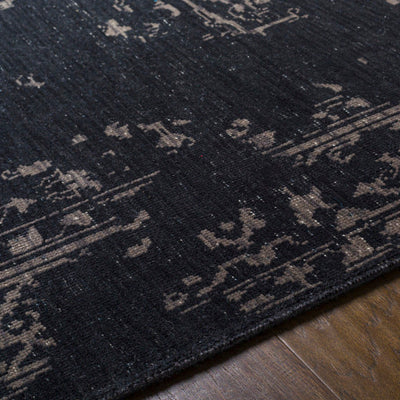 product image for Festival Nz Wool Black Rug Texture Image 41