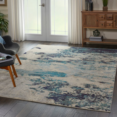 product image for celestial ivory teal blue rug by nourison 99446740069 redo 8 26