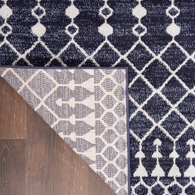 media image for palermo navy grey rug by nourison nsn 099446720092 4 212