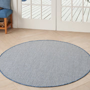 Nourison Home Courtyard Ivory Blue Modern Rug By Nourison Nsn 099446161444 14