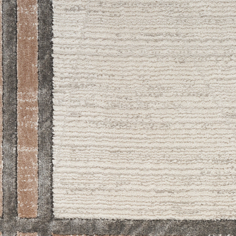 media image for Nourison Home Desire Ivory Silver Modern Rug By Nourison Nsn 099446128270 10 299