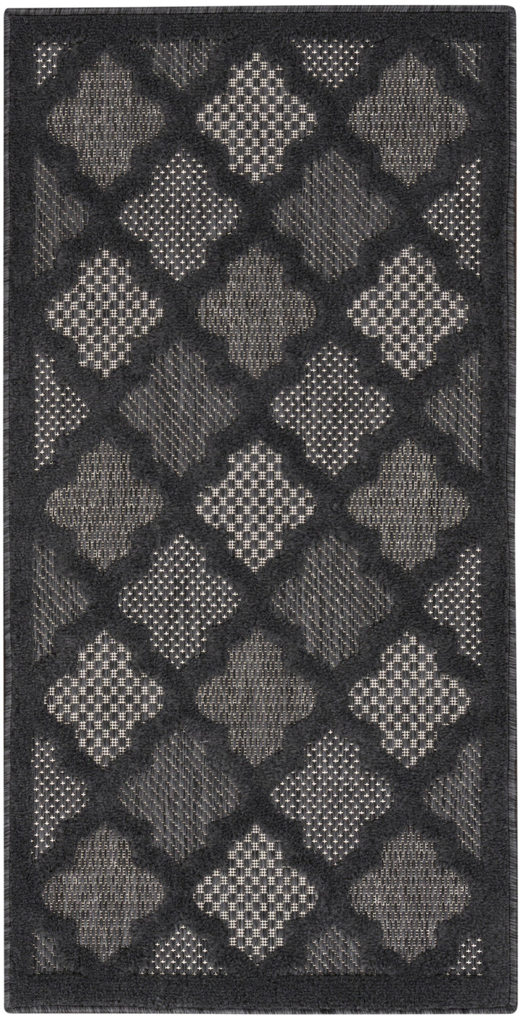 easy care charcoal black rug by nourison 99446040138 redo 2