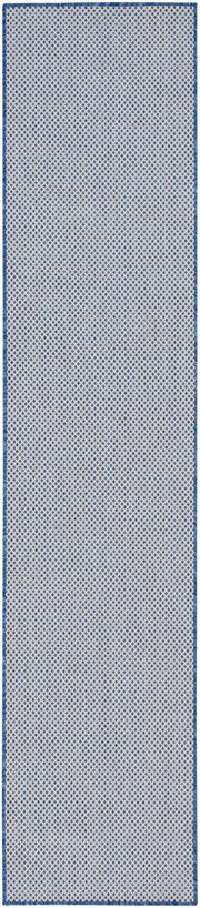 Nourison Home Courtyard Ivory Blue Modern Rug By Nourison Nsn 099446161444 1