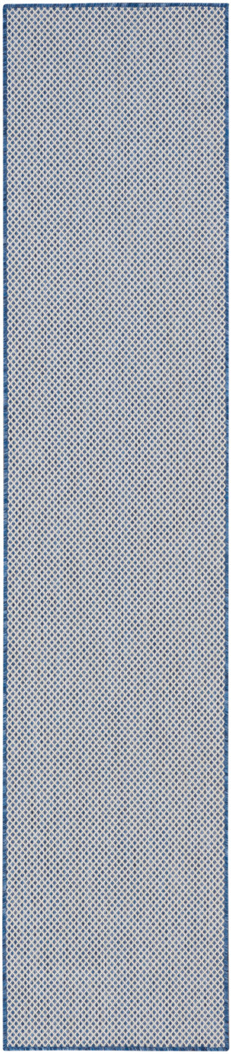 Nourison Home Courtyard Ivory Blue Modern Rug By Nourison Nsn 099446161444 1