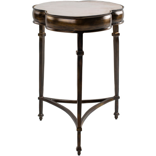 media image for Gregory Marble Brass Accent Table Flatshot Image 232