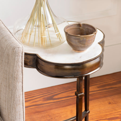 media image for Gregory Marble Brass Accent Table Styleshot Image 265