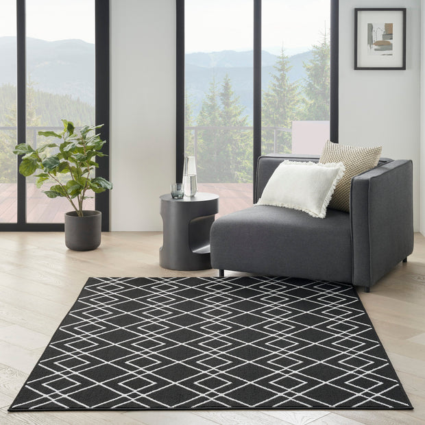 modern lines black rug by nourison 99446088529 redo 5