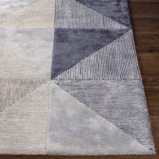 media image for Glasgow Viscose Grey Rug Front Image 263